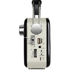 Радиоприемник SVEN SRP-505 (4 Вт, FM/AM/SW, USB, SD/microSD, Bluetooth, 1200 мА·ч)черный