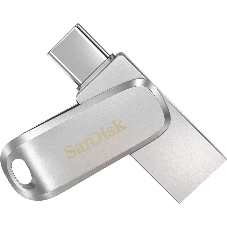 Флешка USB Sandisk Ultra Dual Luxe (SDDDC4-032G-G46), 32Gb, USB 3.2 Gen 1/Type-C, R/W 150/40, серебристый