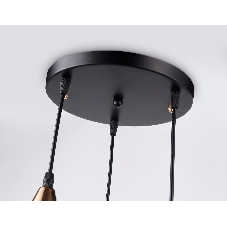 Светильник Ambrella light TR8435/3 BK/FGD черный/золото E27/3 max 40W D360*800