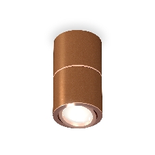 Светильник Ambrella Light XS7404080 SCF/PPG кофе песок/золото розовое полированное MR16 GU5.3 (C7404, A2073, C7404, N7005)