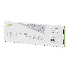 Клавиатура проводная Acer OKW123, USB, белый