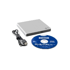 Оптический привод DVD-RW LG GP57ES40 серебристый USB внешний