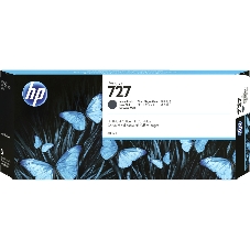 Картридж струйный HP 727 C1Q12A черный матовый, 300мл, для Designjet T920/T1500/T2500