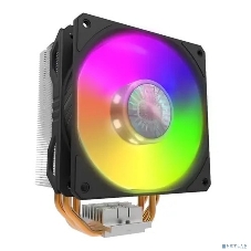 Кулер для процессора Cooler Master Hyper 212 ARGB черный, 120 мм, алюминий/медь, 1800 об/мин, 27 дБ, 4 pin, 150 Вт, 157 мм