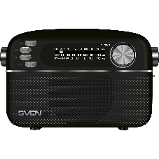 Радиоприемник SVEN SRP-505 (4 Вт, FM/AM/SW, USB, SD/microSD, Bluetooth, 1200 мА·ч)черный