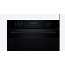 Духовой шкаф электрический Bosch HJA737BA0 Serie 4, 60 см, 76 л, черный, Auto Pilot 10, 3D Hotair,класс энергоэффективности А, 7 режимов, LCD-дисплей, галогенное освещение, самоочистка EcoClean,проволочные направляющие