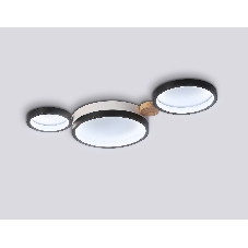 Светильник Ambrella light FL4814/3 BK/WH черный/белый 3000K-6400K 45W 620*290*55 (ПДУ ИК)