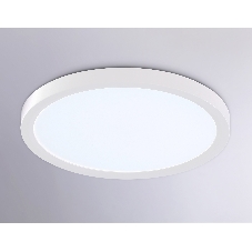 Светильник светодиодный ультратонкий Ambrella light FZ1903 WH белый IP54 20W 3000K-6500K CCT-переключатель D300*25 (Без ПДУ)