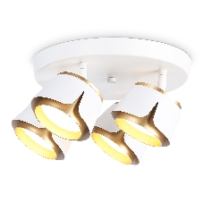 Светильник Ambrella light TN71241/4 WH/GD белый/золото GX53/4 D250*147