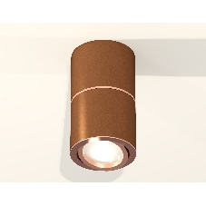 Светильник Ambrella Light XS7404080 SCF/PPG кофе песок/золото розовое полированное MR16 GU5.3 (C7404, A2073, C7404, N7005)