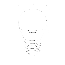 BLE2762/ светодиодная лампа Mini Classic  LED 9W 3300K E27