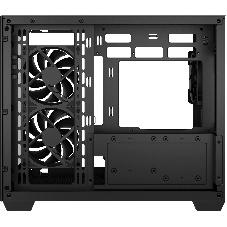 Компьютерный корпус Deepcool CG330 3F без БП, боковое окно (панорама), 3x120мм ARGB PWM вентилятора, черный, mATX