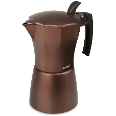 Кофеварка гейзерная Rondell Kortado RDA-399, 0.45л, алюминий, коричневый