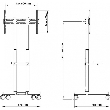 Подставка для телевизора Arm Media PT-STAND-7 черный 32