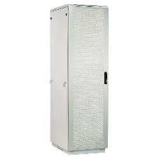 Шкаф коммутационный ЦМО ШТК-М-42.6.8-4ААА 42U 600x820 мм пер. дв. перфор. задн. дв. стал. лист 2 бок. пан. направл. под закл. гайки 550 кг серый