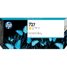 Картридж струйный HP 727 с желтыми чернилами для принтеров Designjet, 300 мл