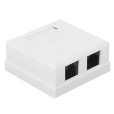 Розетка компьютерная NA-TA/1 RJ45+RJ11 кат.5e UTP внешняя 2 порта, 110&Krone