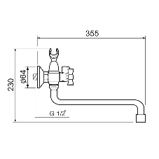 SL118-140 Смеситель для ванны