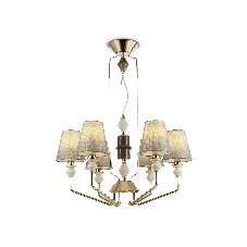 Люстра Ambrella light LH75401/6 GD/GR золото/серый E14*6 max 40W D700*1260