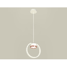 Светильник Ambrella light XB9101104 SWH/PPG белый песок/золото розовое полированное GX53 (C9101, N8126)