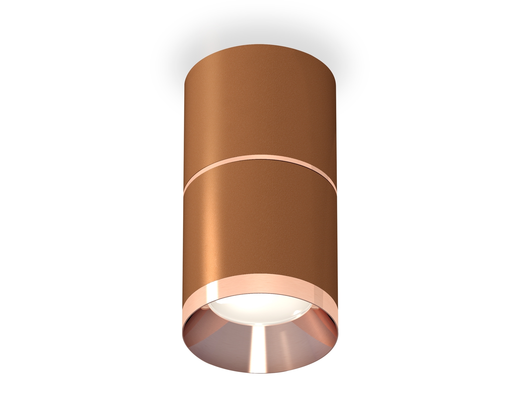 Светильник Ambrella Light XS7404081 SCF/PPG кофе песок/золото розовое полированное MR16 GU5.3 (C7404, A2073, C7404, N7035)