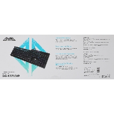 Клавиатура проводная GMNG GG-KB765XP (1901096), USB, черный