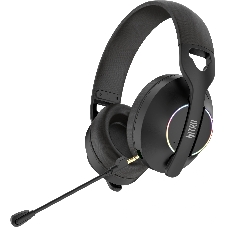 Гарнитура Acer OHR400 чёрный, беспроводная + проводная, USB/mini jack 3.5 мм, до 45 ч, подсветка