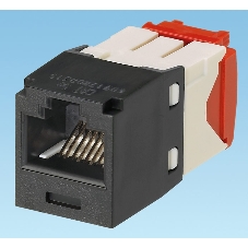 Модуль информационный Panduit CJ5E88TGBL Mini-Com RJ45 кат.5e черный