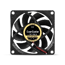 Вентилятор для корпуса ExeGate ExtraPower EP07015B2P черный, 70 мм, 3100 об/мин, 28 дБ, 2 pin