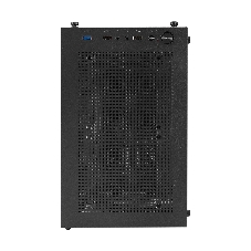 Компьютерный корпус Miditower ExeGate i3 BASE (ATX, без БП, с окном, 1*USB+1*USB 3.0, аудио, 4 вент. 12см с RGb подсветкой)