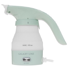 Отпариватель Galaxy Line GL 6197 бирюзовый, 700 Вт, 16 г/мин, 100 мл