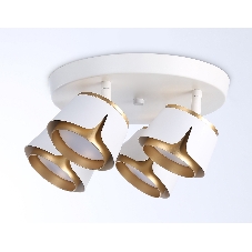 Светильник Ambrella light TN71241/4 WH/GD белый/золото GX53/4 D250*147