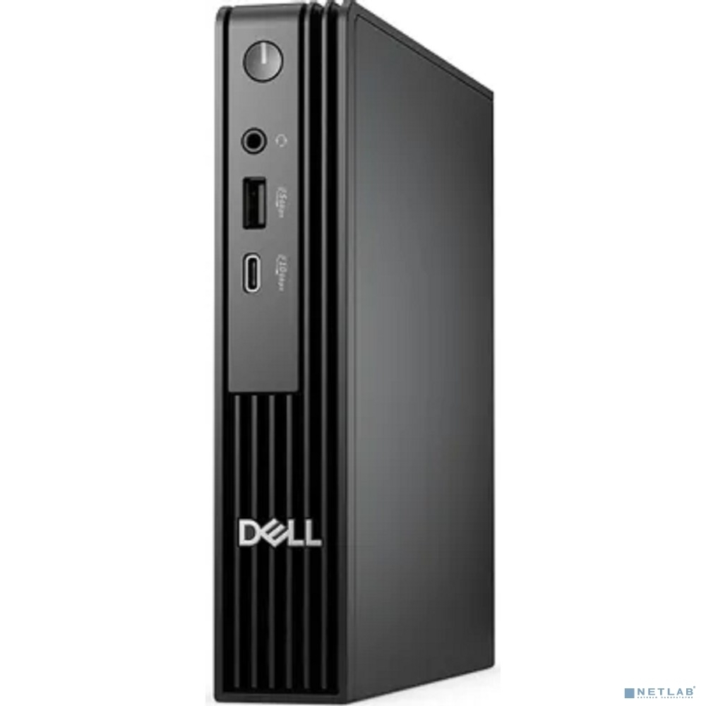 Неттоп Dell Pro Micro i5 14500T (1.7) 8Gb SSD512Gb UHDG Windows 11 Pro GbitEth WiFi BT мышь клавиатура черный (DPM-5811)