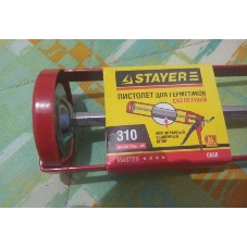 Пистолет для герметика STAYER 0666 310мл master скелетный усиленный