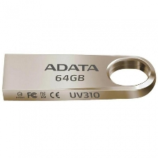 Флешка USB ADATA UV210 (AUV210-64G-RGD), 64Gb, USB 2.0, R/W 15/5, серебро