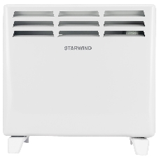Конвектор электрический Starwind SHV1010 белый, 1000 Вт, 15 м2, термостат