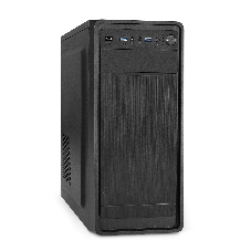 Компьютерный корпус Miditower ExeGate XP-332UC-UNS350 (ATX, БП UNS350 с вент. 12см, 2хUSB 3.0/1хTypeC, аудио, черный)