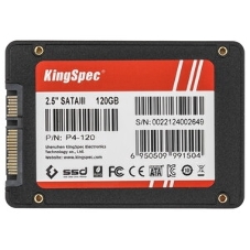 Накопитель SSD KingSpec P4-120, 120Gb, SATA III, 2.5