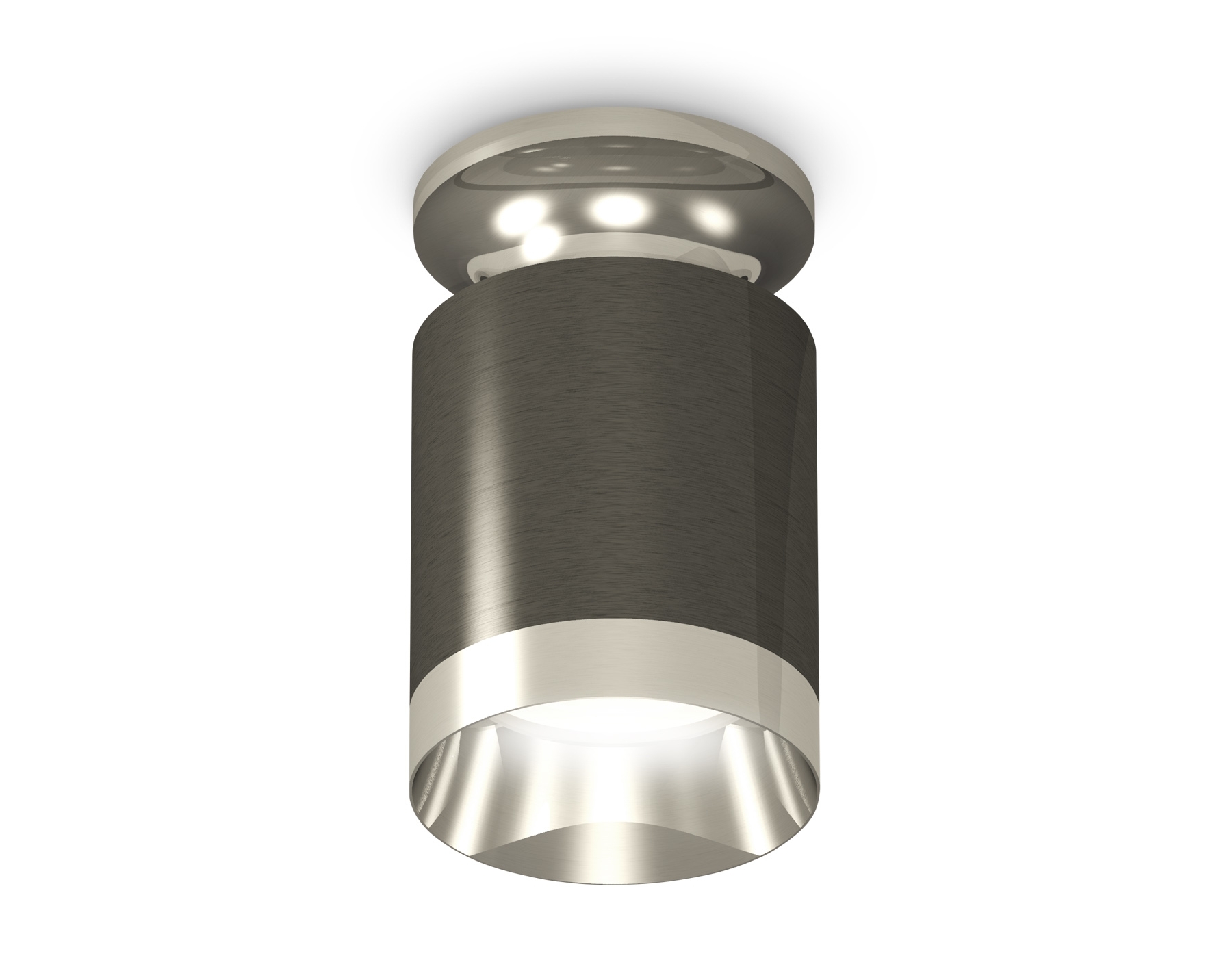 Светильник Ambrella Light XS6303101 DCH/PSL черный хром/серебро полированное MR16 GU5.3 (N6903, C6303, N6132)