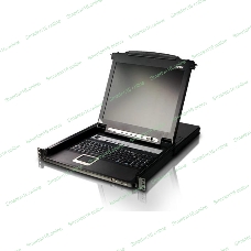 Kvm консоль ATEN SINGLE RAIL 16P PS/2-USB LCDKVMP 17INCH (CL5716MR)