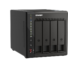 Сетевое хранилище SMB QNAP TS-453E-8G NAS, 4-tray w/o HDD. 2xHDMI-port. 4-core Celeron J6412 2-2.6 GHz, 8Gb DDR, 2x2.5Gb LAN, 2 x M.2 2280 PCIe Gen 3 x2, 2x USB 3.2 Gen 2 (10Gbps) Port, 2x USB 2.0 port