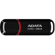 Флешка USB ADATA UV150 (AUV150-256G-RBK), 256Gb, USB 3.0, R/W 100/30, черный