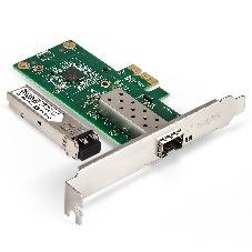 Комплект: Сетевой адаптер SFP ExeGate EXE-i210-F1 + Трансивер Multi-Mode до 550м EXT-1G-MM850-LC2-550M (EX296228RUS: PCI-E x1 v2.0, порты 1x SFP (10/100/1000Mb/s), Gigabit Server NIC Intel Chipset I210-F1 + EX298329RUS: Tx:850/Rx:850 нм, до 500 м, разъем Duplex LC)