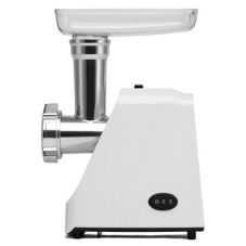 Мясорубка электрическая Polaris PMG1852 RUS белый, 1800 Вт, 2.0 кг/мин, реверс, защита от перегрузки, насадки - 2