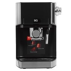 Кофеварка рожковая BQ CM7003 серебристый, исп. кофе - молотый, 1,2 л, 1350 Вт, 20 бар