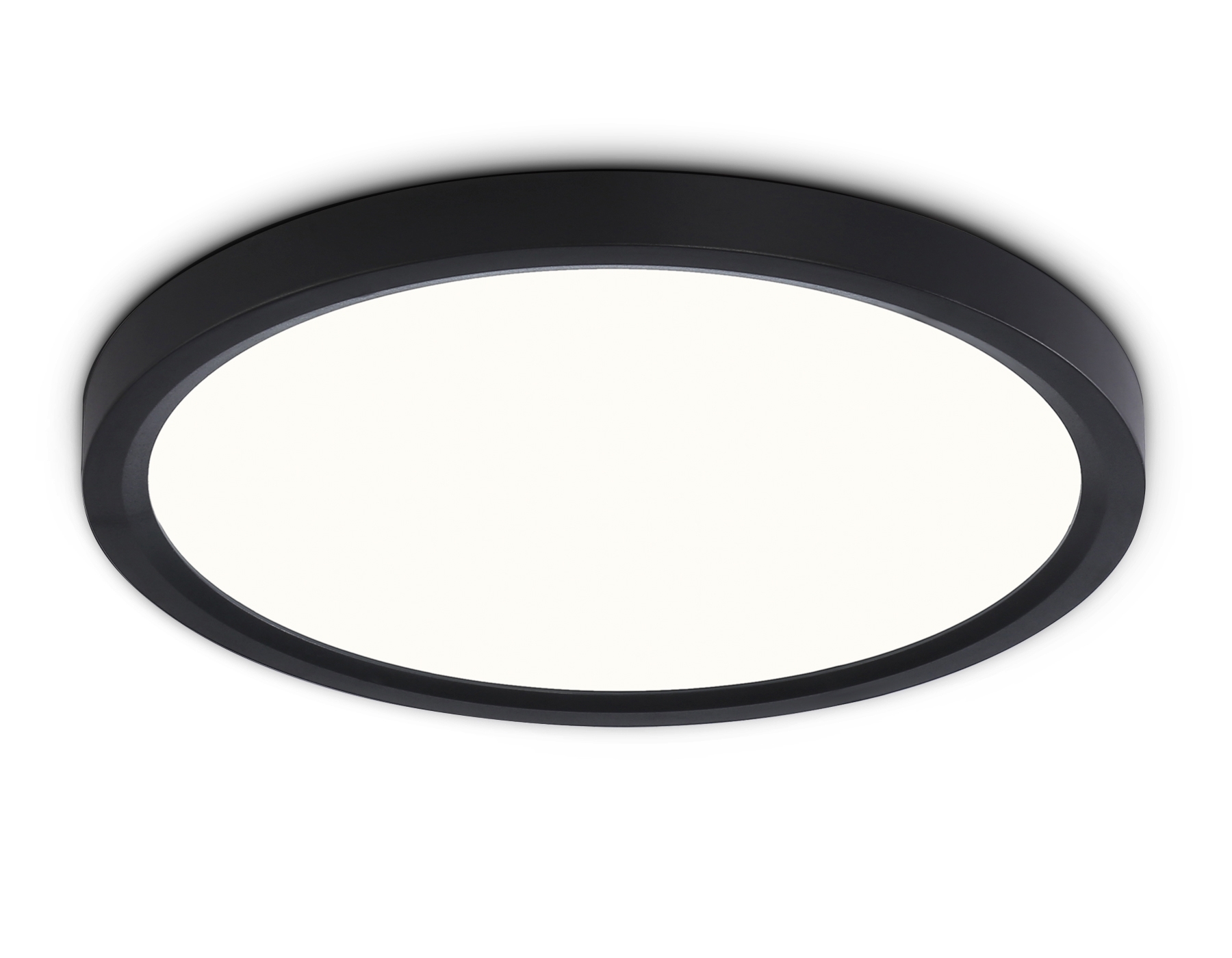 Светильник светодиодный ультратонкий Ambrella light FZ1904 BK черный IP54 20W 3000K-6500K CCT-переключатель D300*25 (Без ПДУ)