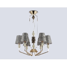 Люстра Ambrella light LH75401/6 GD/GR золото/серый E14*6 max 40W D700*1260
