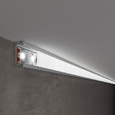 LL-2-ALP006 /  Накладной алюминиевый профиль для LED ленты (под ленту до 11mm)