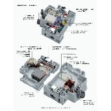 Автоматический выключатель дифференциального тока Гарнизон RCBO-50-4-40-6- C-30-AC, АД-50 3P+N 40А/30мА, 6кА (C, тип AС)