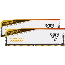 Оперативная память Patriot Viper Elite 5 TUF Gaming, DDR5, 32Gb (2x16 GB), 6000 MHz, CL36, DIMM, радиатор, RGB, белый